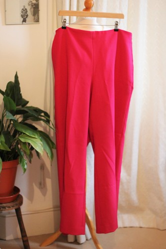 Talbots Wide Leg Pink Trousers - Size 