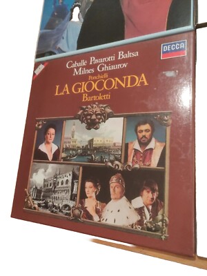 4 LP Boxsets Italienische Oper - Bellini: Norma - Rossini - Ponchielli Gioconda