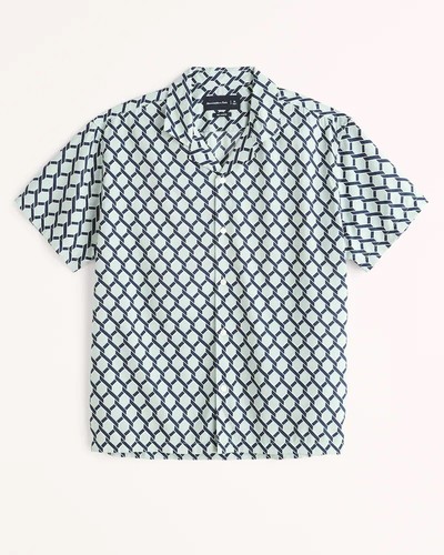 Fitch Men's Relaxed Camp Collar Button 