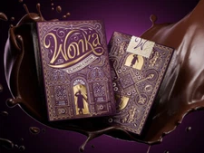 Wonka Luxury Gold Foil Playing Cards for Collectors, Fans, and Game Nights