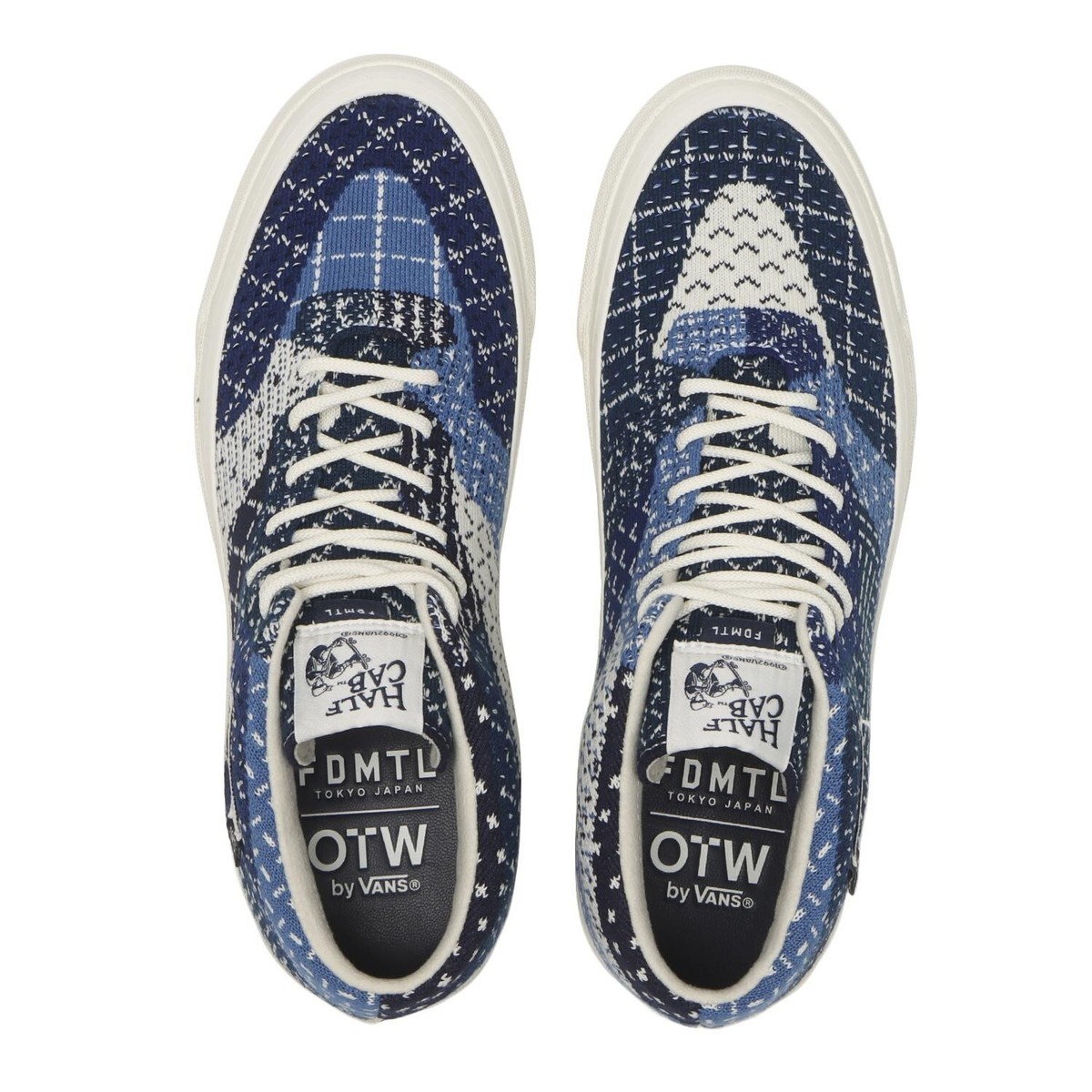 Size 11 - FDMTL x Vans Half Cab 33 Engineered Knit Sashiko Pack