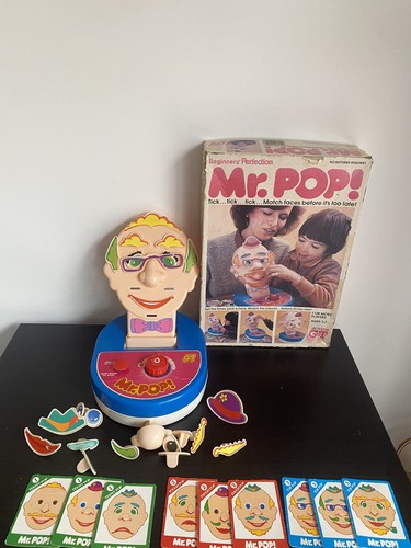 Vintage 1980's Action GT Mr Pop Skill Game. Match Faces. Working But Spares.