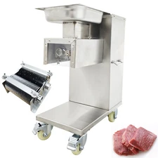 3mm Commercial Meat Cutting Machine Slicer Stainless Meat Cutter TJ130L-B 110V