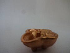 UE / D / Stara metalowa zabawka lata 70-80-te / miska na owoce świnki / miedź