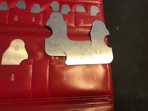 Set 24 Pezzi Starrett Pouch Lufkin Misuratore di Raggio in Acciaio Inox n. S167C - Foto 7 di 10