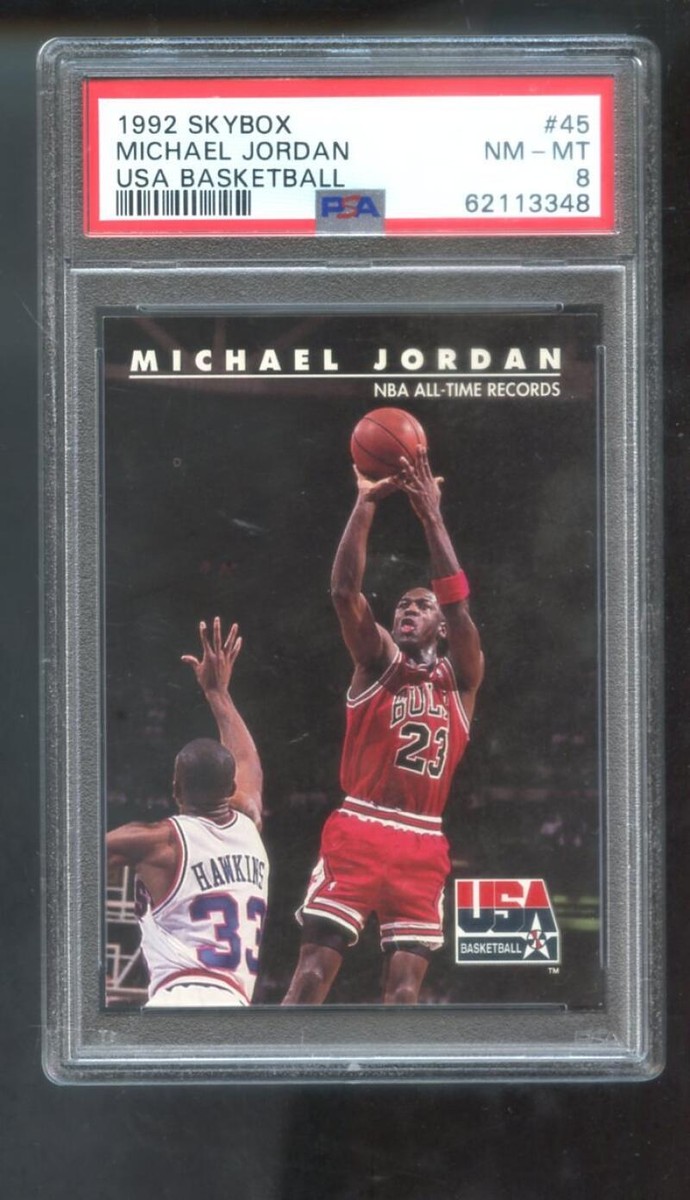 1992 SKYBOX MICHAEL JORDAN PSA8 ジョーダン 1992 Skyxbox USA Basketball #45 Michael Jordan PSA 8 | eBay