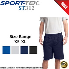 Sport-Tek Mens Polyester PosiCharge Tough Mesh Pocket Short ST312