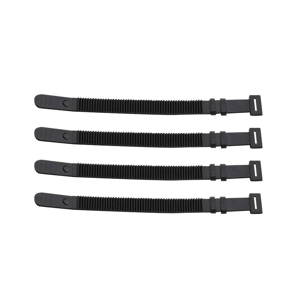 4Pcs Wire Zip Cable Ties Clamp Band Wrap Handlebar Switch