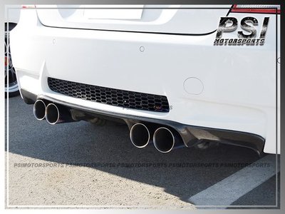 BMW 3D Type Carbon Fiber Add-On Diffuser w/ Bumper Splitter Lip 08-13 E92 E93 M3