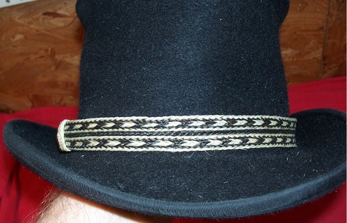 Men’s Vintage Silas Carrington Beaver Short Top Hat 7 ½ Butch Cassidy Wild Bunch - Picture 7 of 10