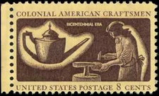 US Scott # 1457, Blacksmith : Colonial American Craftsman, 1972 8¢ Stamp, MNH