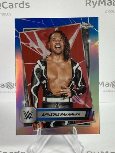 Shinsuke Nakamura 2025 Topps Chrome WWE #51 Red and Blue Refractor - 第 1/2 張圖片
