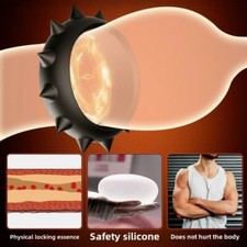 Delay Ejaculation Ball Stretcher Enhancer Squeeze Scrotum Testicle Silicone Ring