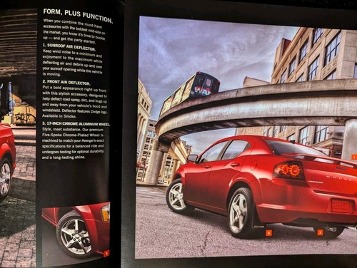 2011 Dodge Avenger Accessories Original Car Sales Brochure Catalog 5 Pages - Picture 2 of 3