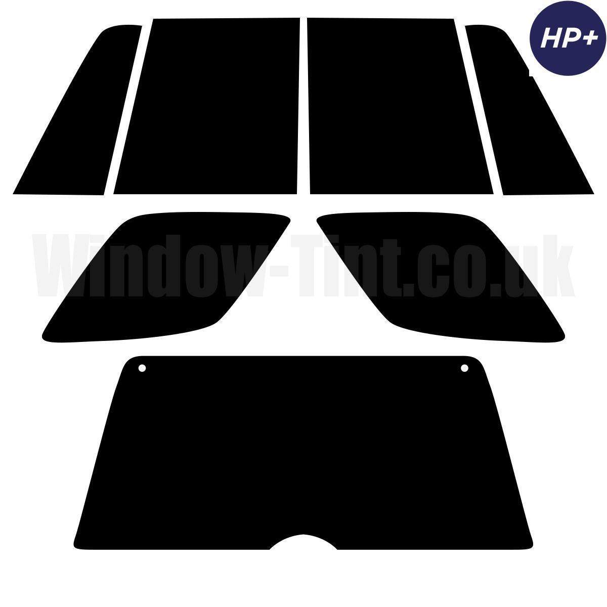 For Vauxhall Frontera 5-door 92-98 Carbon Pre Cut Window Tint 5% Limo HP+ Opel