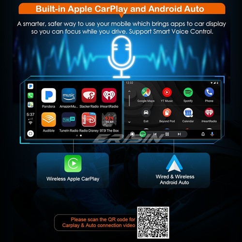 Android 14 Car Stereo Radio SatNav For Ford Focus Fiesta S/C-Max Transit Connect - Picture 4 of 21