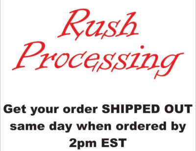 Click Here! To Rush Your Order~SAME DAY~Add On