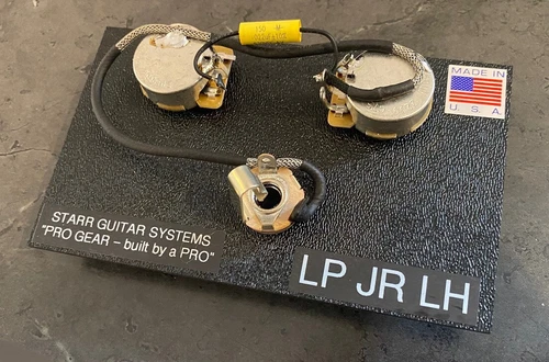 LEFT HANDED Gibson LP JR Wiring Harness Upgrade! CTS, Mallory, Switchcraft!