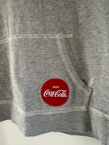 Coca Cola youth gray polar bear hooded pullover sweatshirt: Size S - Picture 3 of 11