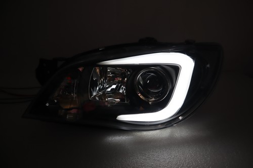 Faro proiettore Fit 2006-07 Subaru Impreza WRX Outback nero LED DRL HID - Foto 4 di 11