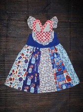 NEW Boutique 4th of July Patriotic Sleeveless Dress