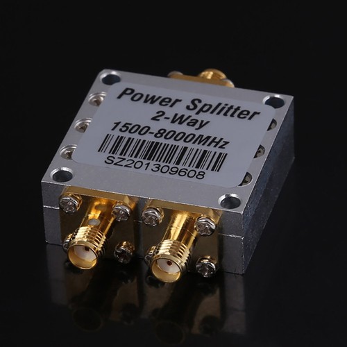 2-Way 1500-8000MHz RF Coaxial Power Splitter Divider Combiner Accessories - Zdjęcie 3 z 6