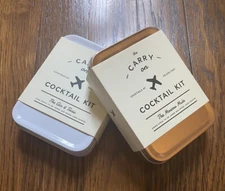 The Carry On Cocktail Kit Wheels Up Gin & Tonic Moscow Mule Restoration Hardware
