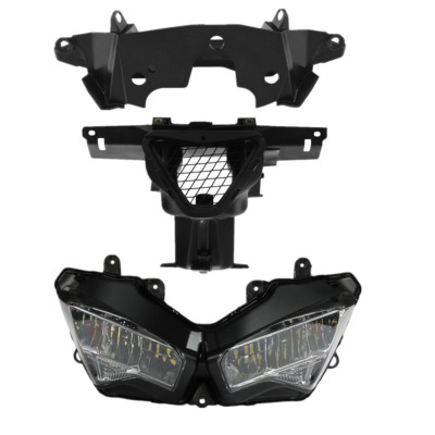 LED Headlight Ram Air Duct Fairing Bracket For Kawasaki