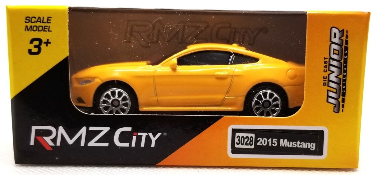 RMZ City - 1/64 Scale Model 2015 Mustang Yellow (BBUF344028Y) | eBay