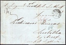 Altdeutschland Hamburg, 1841, Brief