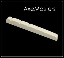 AxeMasters 40mm - 1 9/16" Slotted Bone Nut for FENDER Guitar Strat Tele USA SHIP