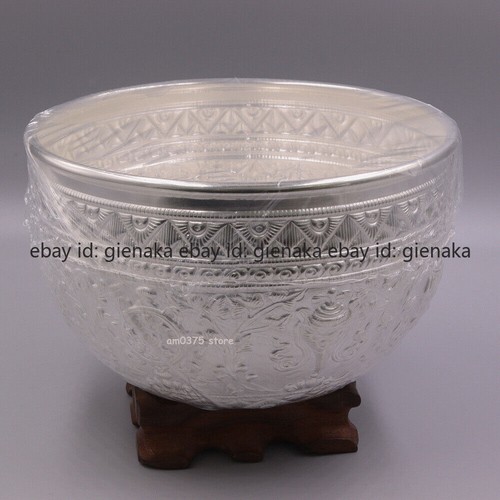 Feinsilber 999 Feinsilber Schale Achtschatz Gekocht Tee Wasserkocher Becken 1L - Bild 11 von 19