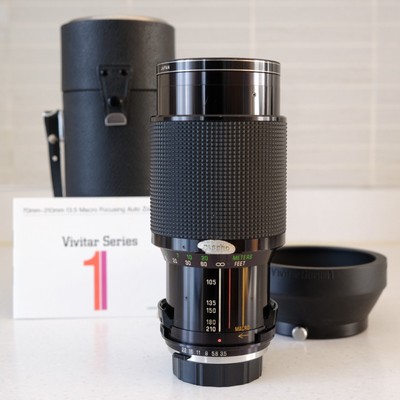 Vue d'ensemble Vivitar 70-210 mm 1: 4,5 MC Zoom de mise au point macro | Content