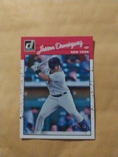 2023 Donruss Jasson Dominguez Retro  Variation Reverse Image YANKEES 