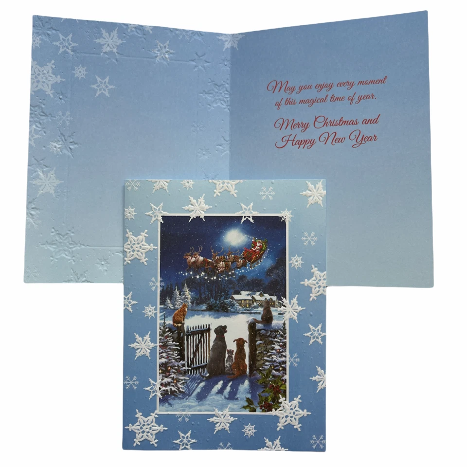Greeting Card Christmas Bundle - 3 Items: 12  Cards, 1 Bookmark & Sticker Packet - Image 2 of 3