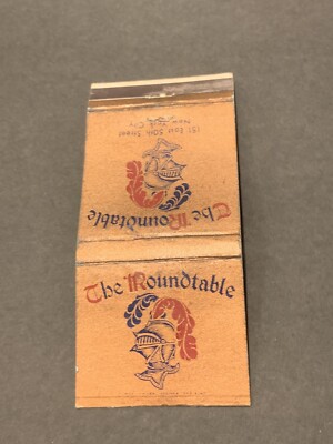 Vintage New York Matchbook:  The Roundtable 