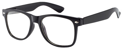 KIDS GLASSES COLORED FRAME CLEAR LENS PROTECT CHILD'S EYES FROM UVB UVA W/ POUCH