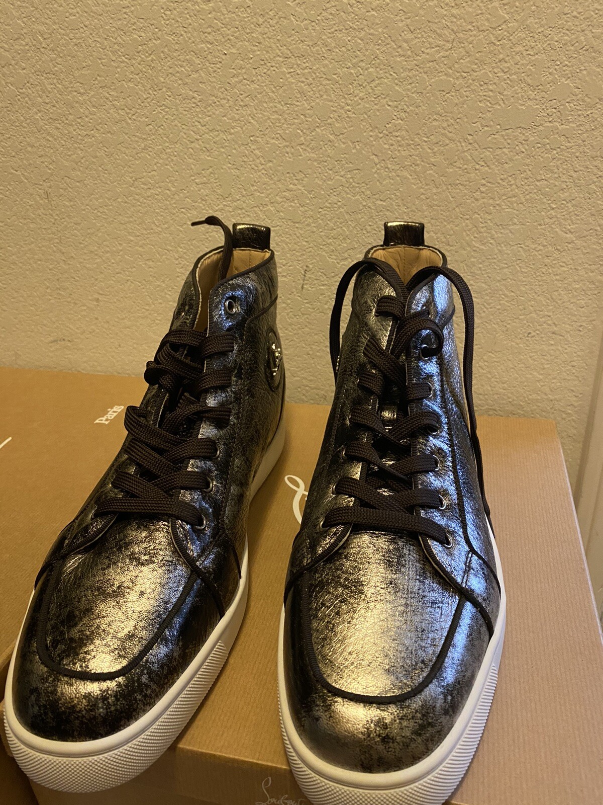 christian louboutin rantus orlato flat python