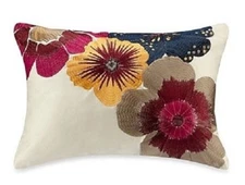 Tag $39.99 -  Anthology Penelope Euro pillow shams floral tropical