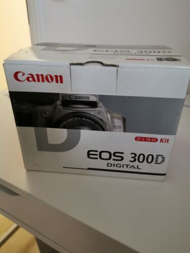 Canon EOS 300D / EOS Digital Rebel 6.3MP Digitalkamera - Silber (Kit mit EF-S 1… - Bild 1 von 10