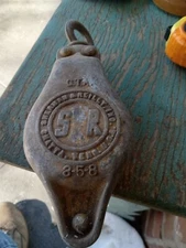 Vintage Aluminum Pulley GTA 3-5-8 Sherman & Reilly USA 