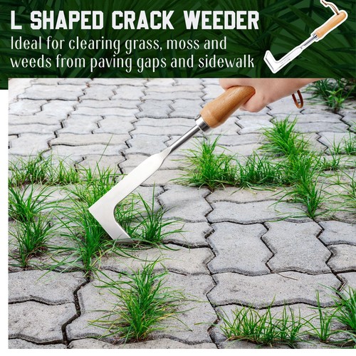 Yungyan 5 Pcs Weed Puller Set Include Hori Weeding Knife Uprooting Crack Weed... - Picture 5 of 7