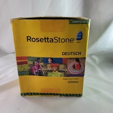 Rosetta Stone Deutsch German Level 1-5 NO head phones or application card 2010