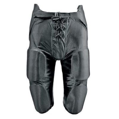 Martin Dazzle 7-Piece Integrated Football Pant (Black) - Youth
