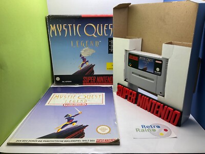 SNES - Super Nintendo Spiel - MYSTIC QUEST LEGEND Rollenspiel - BIG BOX OVP -PAL