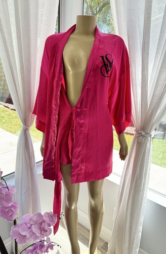 RARE Victorias Secret FASHION SHOW 2011 Wrap Robe Kimono BLING HARD TO FIND OS - Picture 5 of 11
