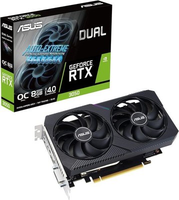 ASUS NVIDIA GeForce RTX 3050 8GB Dual OC LHR V2 GDDR6 DUAL-RTX3050-O8G-V2