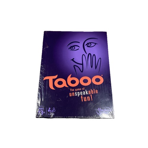 Taboo Unspeakable Family Fun Group Board Game Hasbro New Sealed 2013 Box Dented