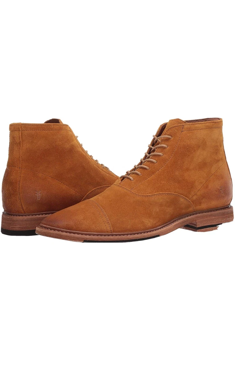 Frye Men s Paul Lace Up Boot Size 13 Marigold eBay