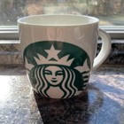 Starbucks 2017 Classic White Green Mermaid Logo Coffee Mug  14Fl Oz New — photo 1